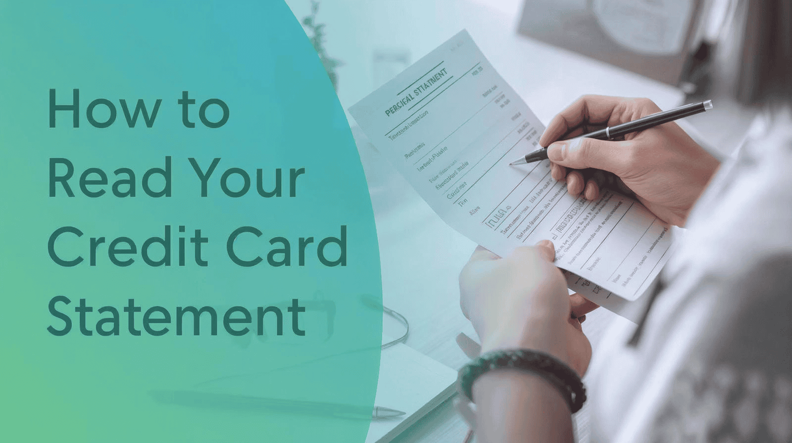 how to read your credit card statement