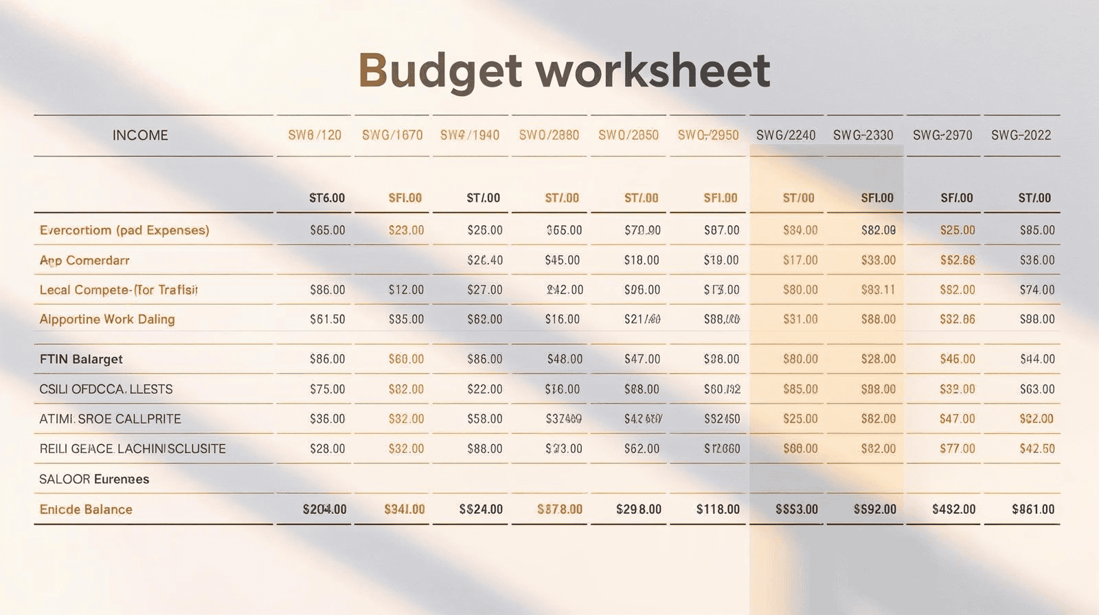 zero-based budgeting