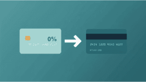 balance transfer credit cards showing 0 percent APR and debt payoff savings