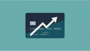 credit limit increase request showing higher credit limit and improved score